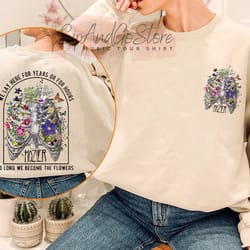 hoizer shirt, hozier in a week t-shirt, floral rib cage hozier lyrics song tee, hozier 2023 music to