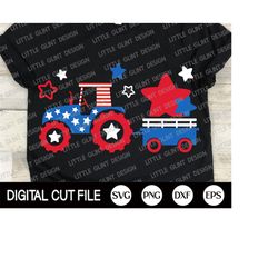 fourth of july svg, tractor svg, independence day, memorial day, american flag svg, america boys cut file, 4th of july,