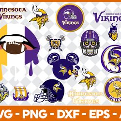 Minnesota Vikings Svg , Football Team Svg, Cricut, Digital Download ,Team Nfl Svg 21