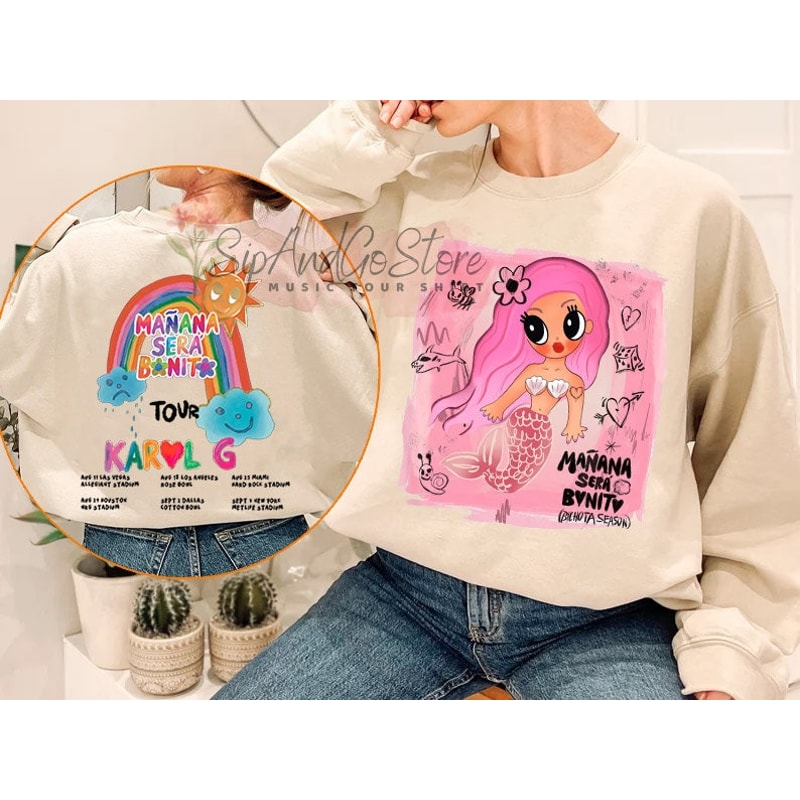 Karol G Manana Sera Bonito Shirt, Karol G 2023 Tour Sweatshirt, La Bichota Shirt, Karol G Red Hair, Music Concert Merch, Karol G Fan Gift - 2.jpg