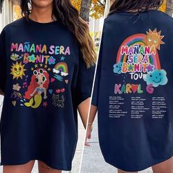 manana sera bonito tour 2023 shirt, karol g tour sweatshirt, la bichota shirt, karol g red hair, mus