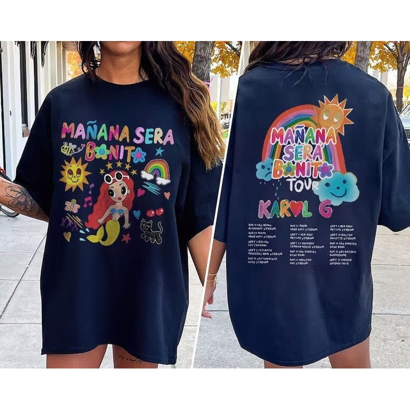 Manana Sera Bonito Tour 2023 Shirt, Karol G Tour Sweatshirt, La Bichota Shirt, Karol G Red Hair, Music Concert Merch, Karol G Fan Gift - 1.jpg