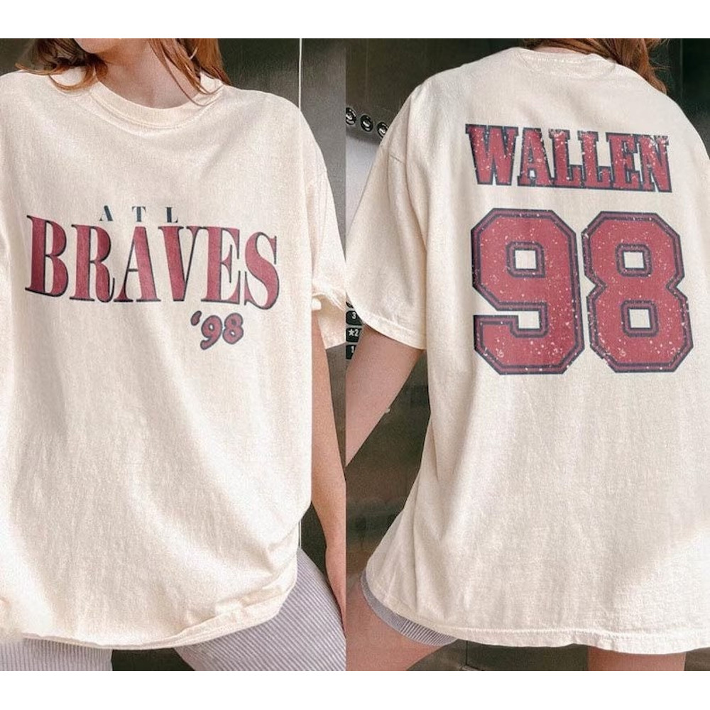 Wallen 98 Braves Shirt, Retro Wallen 98 T-Shirt, Country Music Sweatshirt, Cowboy Western Shirt, 98 Braves Hoodie, Long Sleeve - 1.jpg