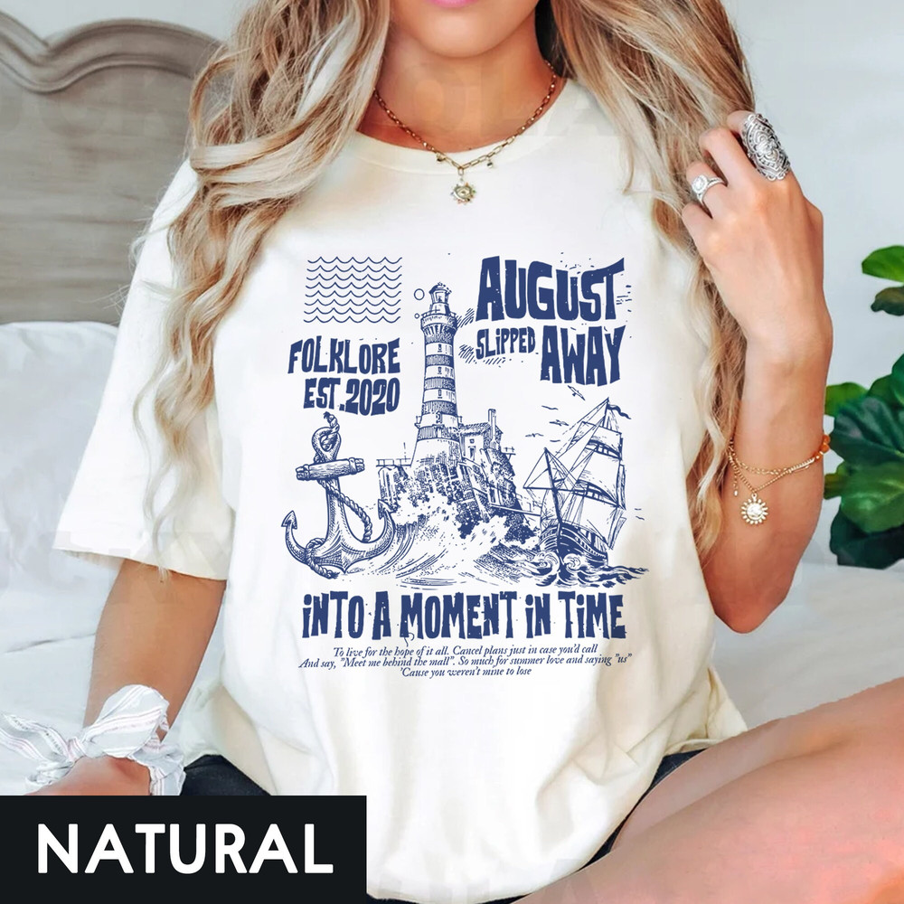 August Swiftie Tshirt, Swiftie Tee, Eras Tour Shirt, Swiftie Version, Swiftie Merch, Eras Tour Merch, Swiftie Fan Gift, Swiftie Merch - 1.jpg