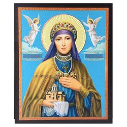 Saint Angelina of Serbia - Skenderbeg Brankovich | High quality serigraph icon on wood | Size: 5.1" x 6.5"