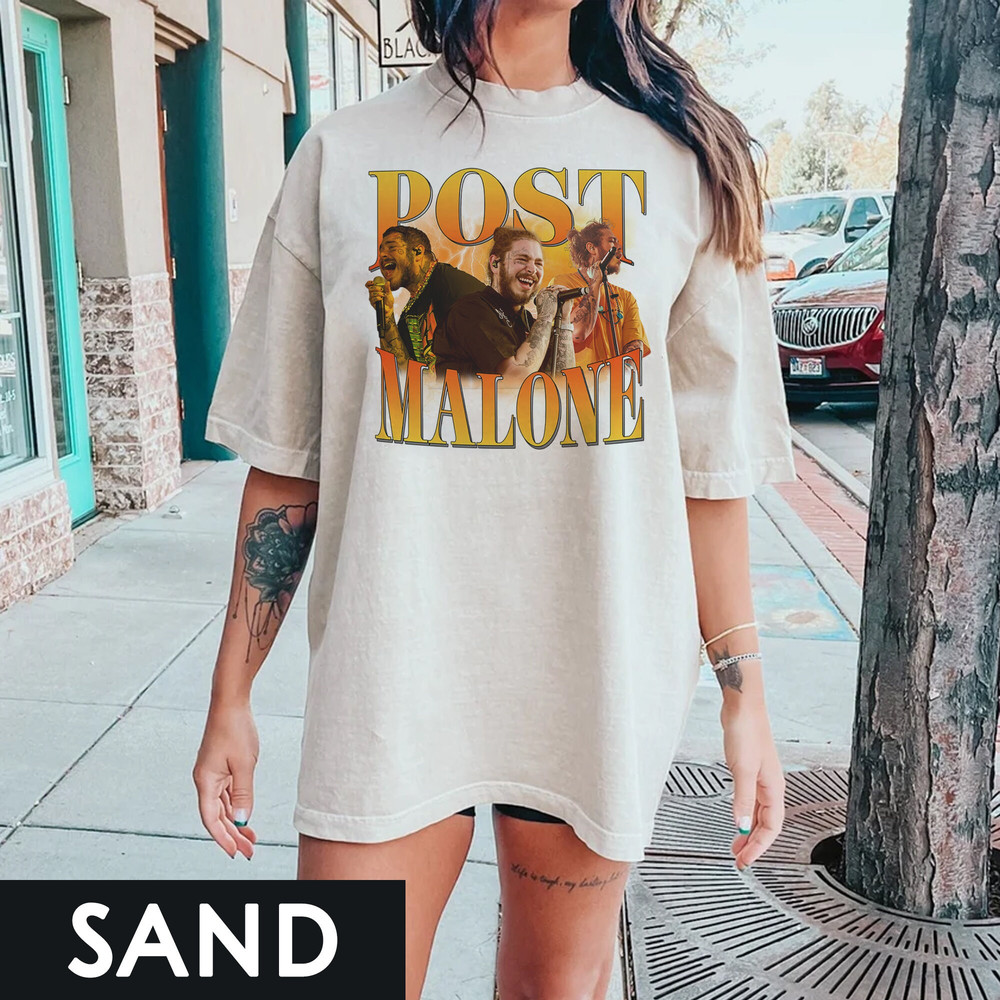 Post Malone Rap Shirt, Post Malone Sad Bootleg Y2K 90s Vintage, Post Malone Rapper Graphic Tee Gift For Fan Post Malone Tee - 5.jpg