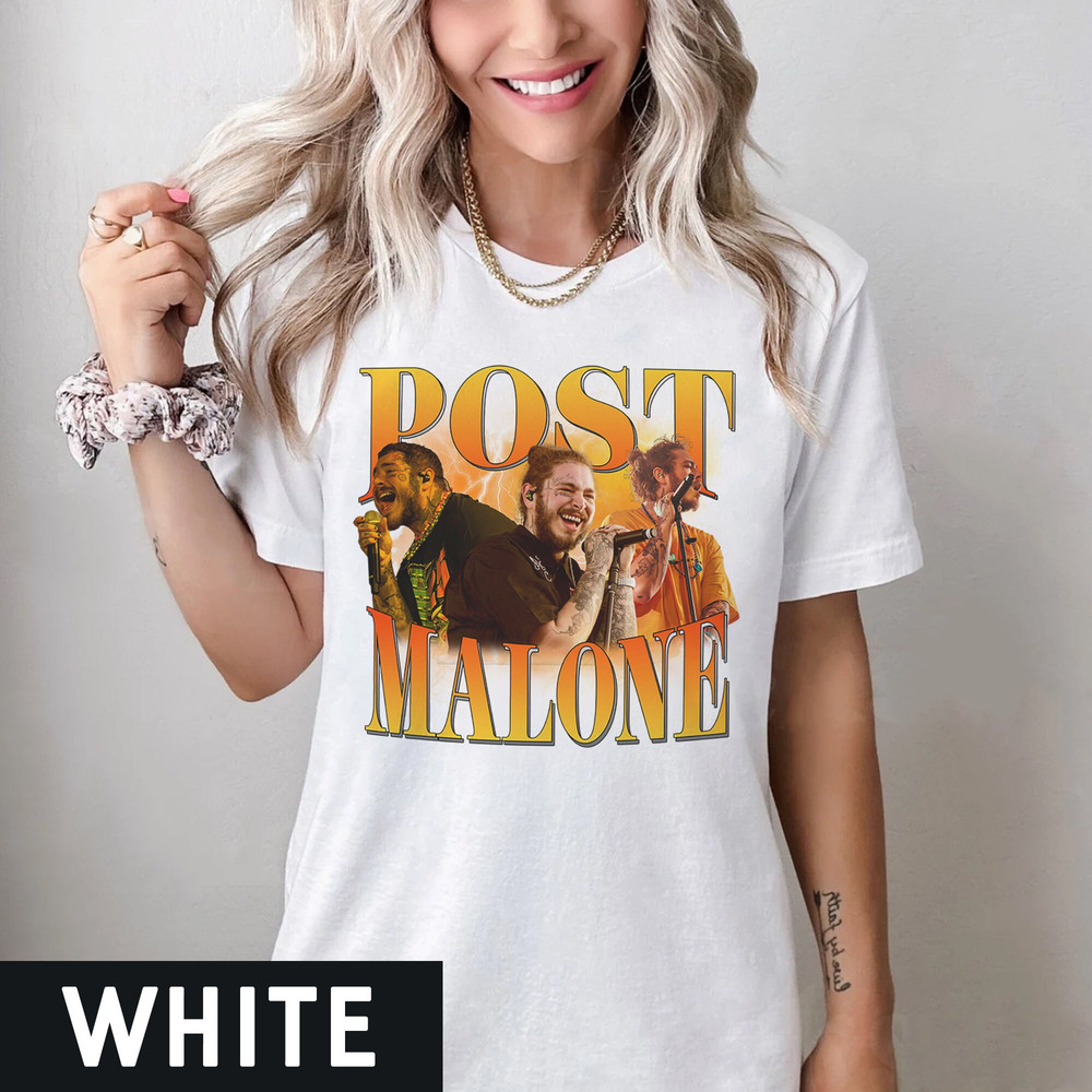 Post Malone Rap Shirt, Post Malone Sad Bootleg Y2K 90s Vintage, Post Malone Rapper Graphic Tee Gift For Fan Post Malone Tee - 6.jpg