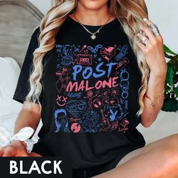post malone shirt, hip hop concert tee, twelve carat 2023, music lover tee, graphic concert shirt, h
