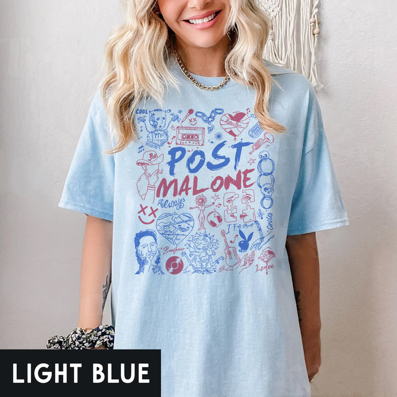 Post Malone Shirt, Hip Hop Concert Tee, Twelve Carat 2023, Music Lover Tee, Graphic Concert Shirt, Hip Hop Fan Gift, Vintage Inspired Tee - 5.jpg