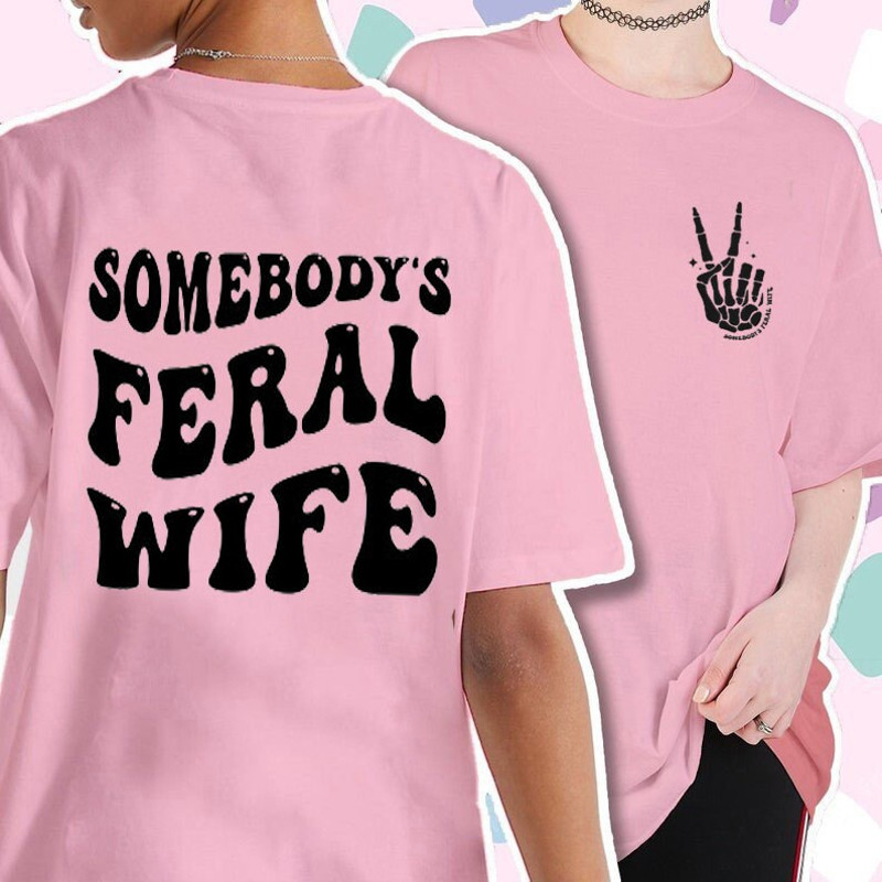 Fiance Shirt, Somebodys Feral Fiance Tshirt, Funny Fiance Shirt, Fiance Gift For Her, Fiancee Sweatshirt, Feral Fiance, Wavy Text Shirt - 1.jpg