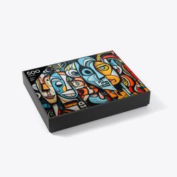 Jigsaw Puzzle for Adults Graffiti 500pcs Art Game Hobby Gift Kids Puzzle Quest Brain Development