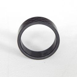 Carbon ring. A strong black ring for a man.
