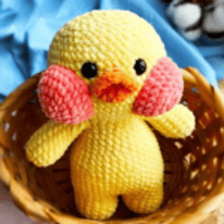 crochet plush lalafanfan ,  amigurumi pdf , crochet pattern