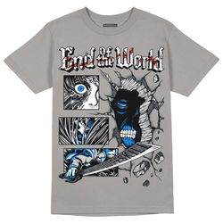 cool grey 11s dopeskill unisex shirt grind shine graphic - grey t-shirt