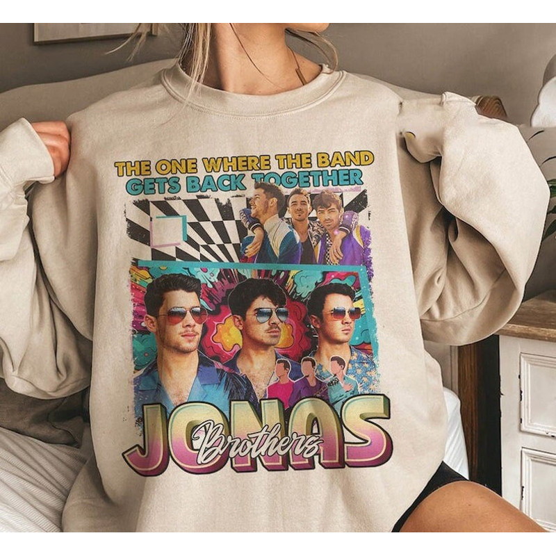 Jonas Brother Vintage Shirt, Trendy Music Band Long Sleeve Unisex T-shirt.jpg