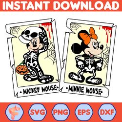 mouse halloween tarot svg, mickey mouse & minnie mouse svg, mouse head svg, halloween cartoon svg, mickeyy halloween svg