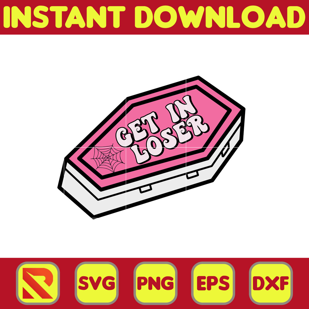 Mean Gal Svg, Spell Book Svg, Mean Gal clip art, halloween mean ghouls png (7).jpg