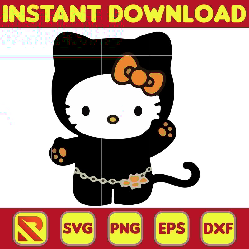 Hello Cats Horror Halloween Svg Png, Layered Hello Cat Svg, Horror Characters Svg, Jack Cat Svg (10).jpg