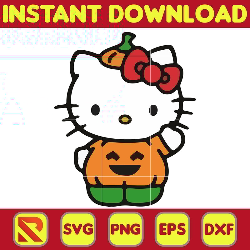 Hello Cats Horror Halloween Svg Png, Layered Hello Cat Svg, Horror Characters Svg, Jack Cat Svg (11).jpg