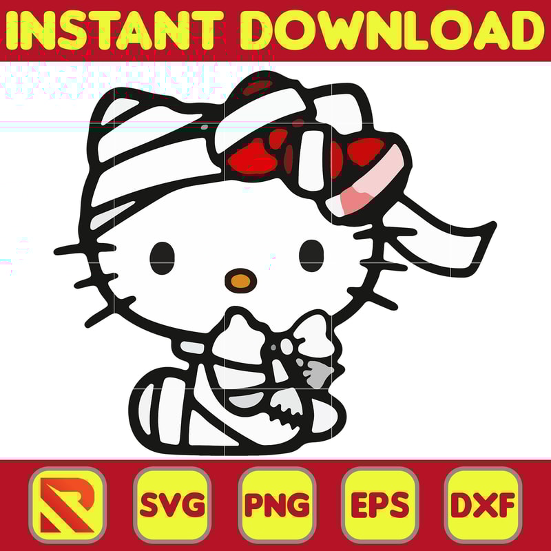 Hello Cats Horror Halloween Svg Png, Layered Hello Cat Svg, Horror Characters Svg, Jack Cat Svg (13).jpg