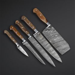damascus knives chef | chef set |  set  6 piece set