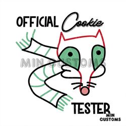 Official Cookie Tester Svg, Christmas Svg, Cookie Svg, Merry Christmas svg, Xmas svg