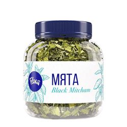Herbal tea "Mint" Black Mitcham in a jar (leaf), dried mint, mint tea, mint tea, natural tea supplement, 40 g