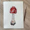 fly agaric - watercolor painting - botanical painting - plant - red painting - botany - photorealistic painting - 6.jpg