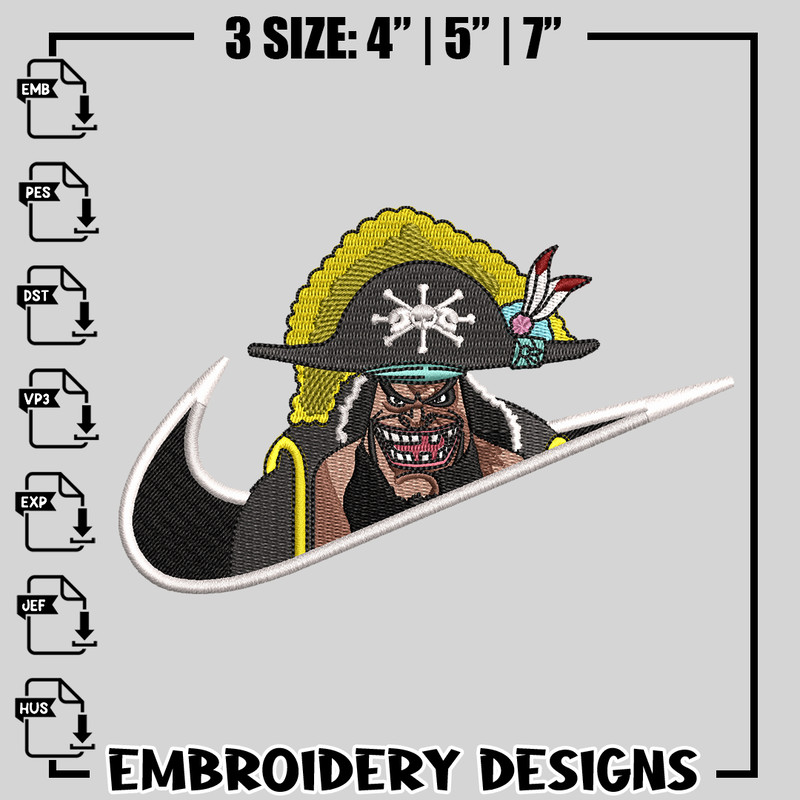 Marshall D. Teach nike embroidery design
