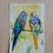 parrot - watercolor painting - picture with birds - yellow painting - nature - birds - realistic painting - 4.jpg