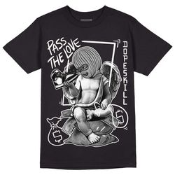 85 black white 1s dopeskill unisex shirt pass the love graphic