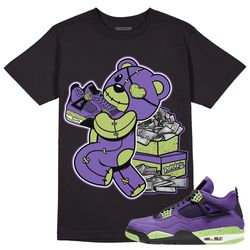bear unisex shirt match jordan 11 low pure violet