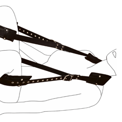 Sm Fun Binding Leg Restraint Belt M-shaped Restraint Belt