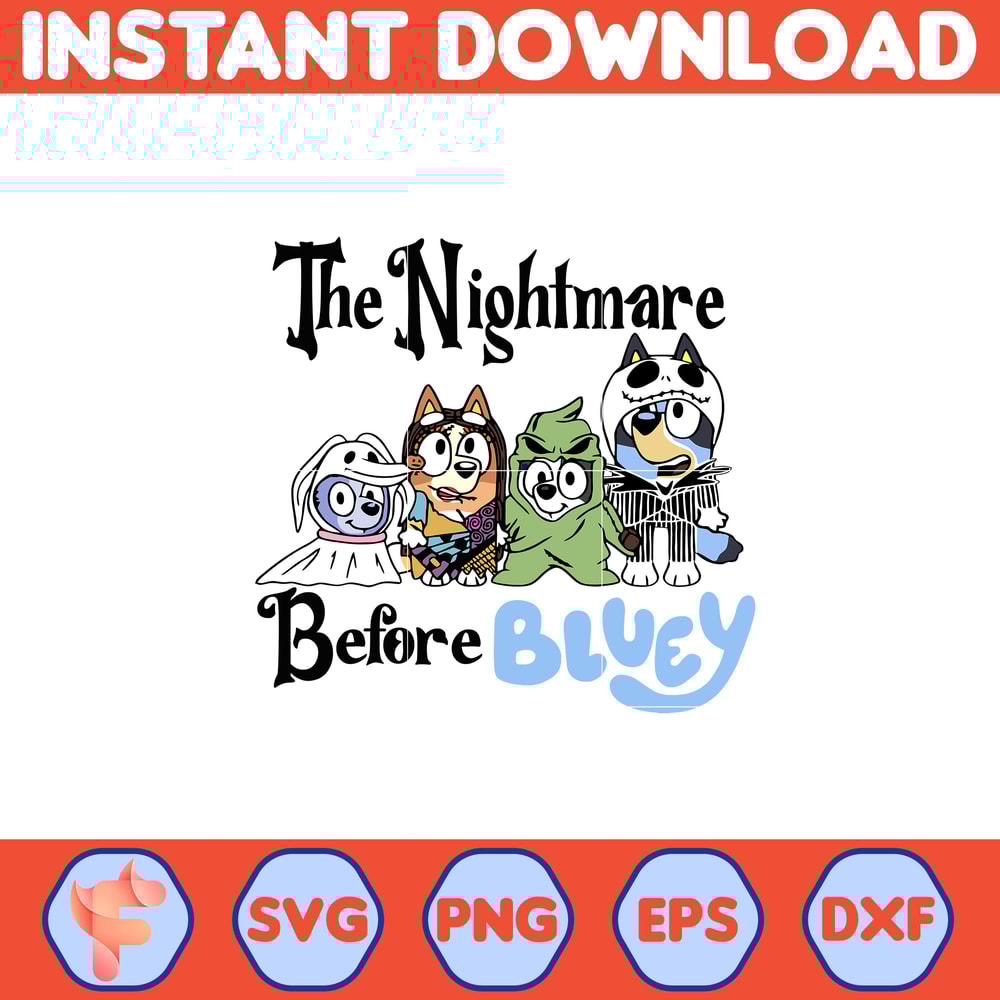 Bluey Halloween Sublimation Svg, Bluey & Co Halloween Svg, Bluey Halloween Costume, Vampire, Witches, Horror Halloween (3).jpg