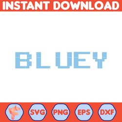 new bluey svg video game svg, bluey game svg, bluey birthday, bluey family, bluey dad, bluey font, bluey gaming