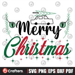 Merry Chritsmas Svg, Christmas Svg, Car Svg, Xmas svg, Pine Trees svg