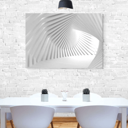 White Painting Home Decor White 3D Wall Decor