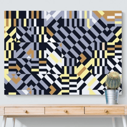 Geometric Painting Decor Art 3D Painting Wall Decor Abstract Wall
