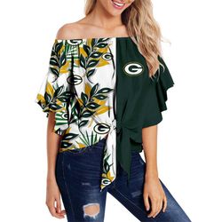 Green Bay Packers Women Strapless Summer Shirt
