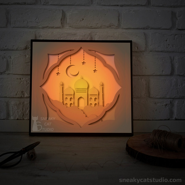 arabic-ramadan-kareem-arabian-nights-love-light-box-DIY-papercraft-shadow-laser-paper-craft-cut-papercut-cutting-PDF-SVG-JPG-3D-Pattern-Template-Download-sculpt