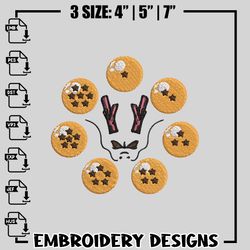 dragon ball embroidery design, dragon ball embroidery, anime design, logo design, anime shirt, instant download