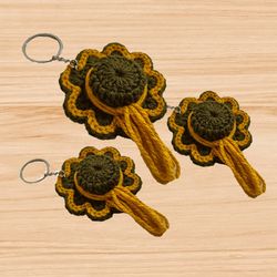 A crochet hat keychain pdf pattern