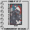 Tanjiro kamado embroidery design