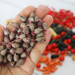 miniature beet 1:12 miniature vegetables miniature beetroot realistic miniatures food for dolls - dollhouse