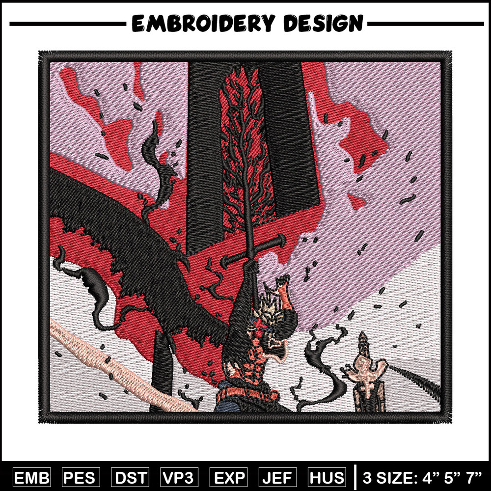 Asta sword embroidery design, Black clover embroidery, Anime design, Embroidery shirt, Embroidery file, Digital download.jpg