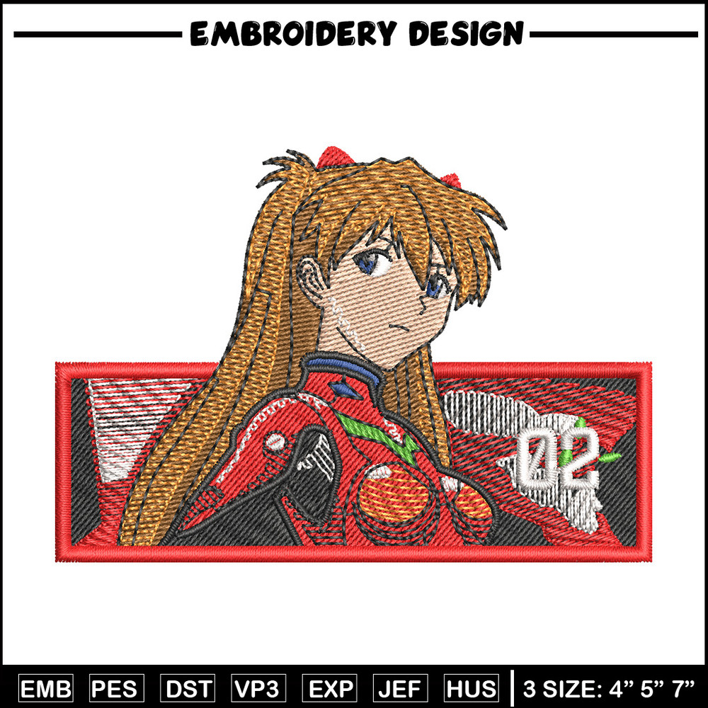 Asuka box embroidery design, Shin Seiki embroidery, Anime design, Embroidery shirt, Embroidery file, Digital download.jpg