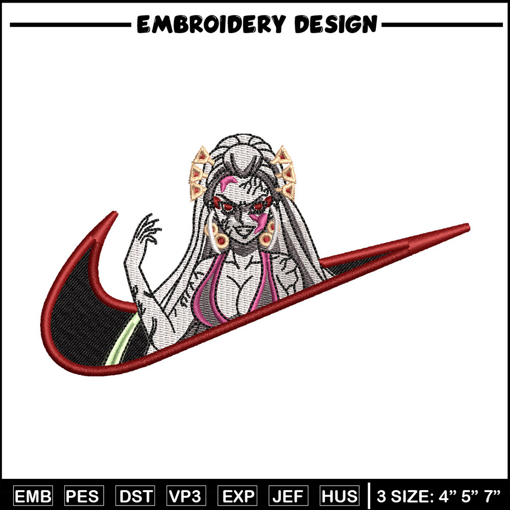 Daki x nike embroidery design, Demon slayer embroidery, Nike design, Embroidery shirt, Embroidery file, Digital download.jpg