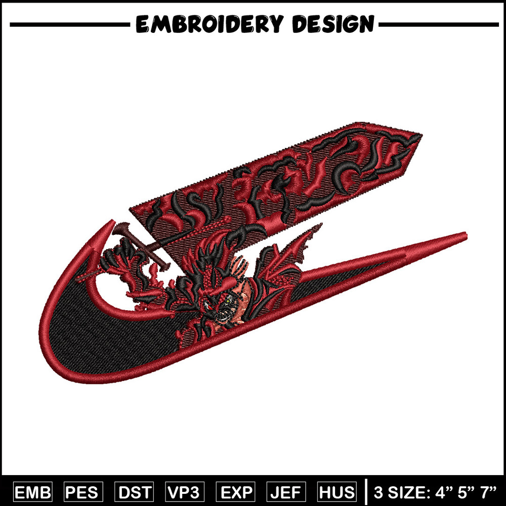 Demon asta embroidery design, Black clover embroidery, Nike design, Embroidery shirt, Embroidery file, Digital download.jpg