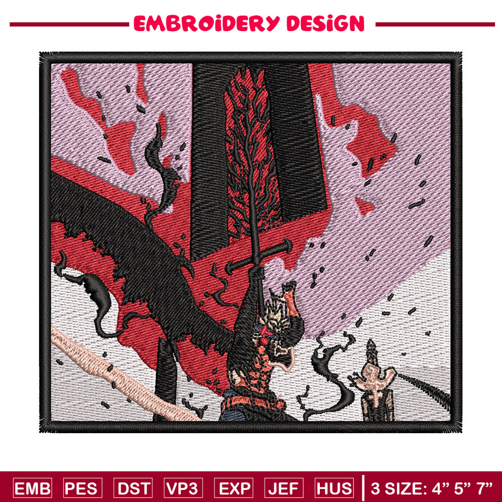 Asta sword embroidery design, Black clover embroidery, Anime design, Embroidery shirt, Embroidery file, Digital download.jpg