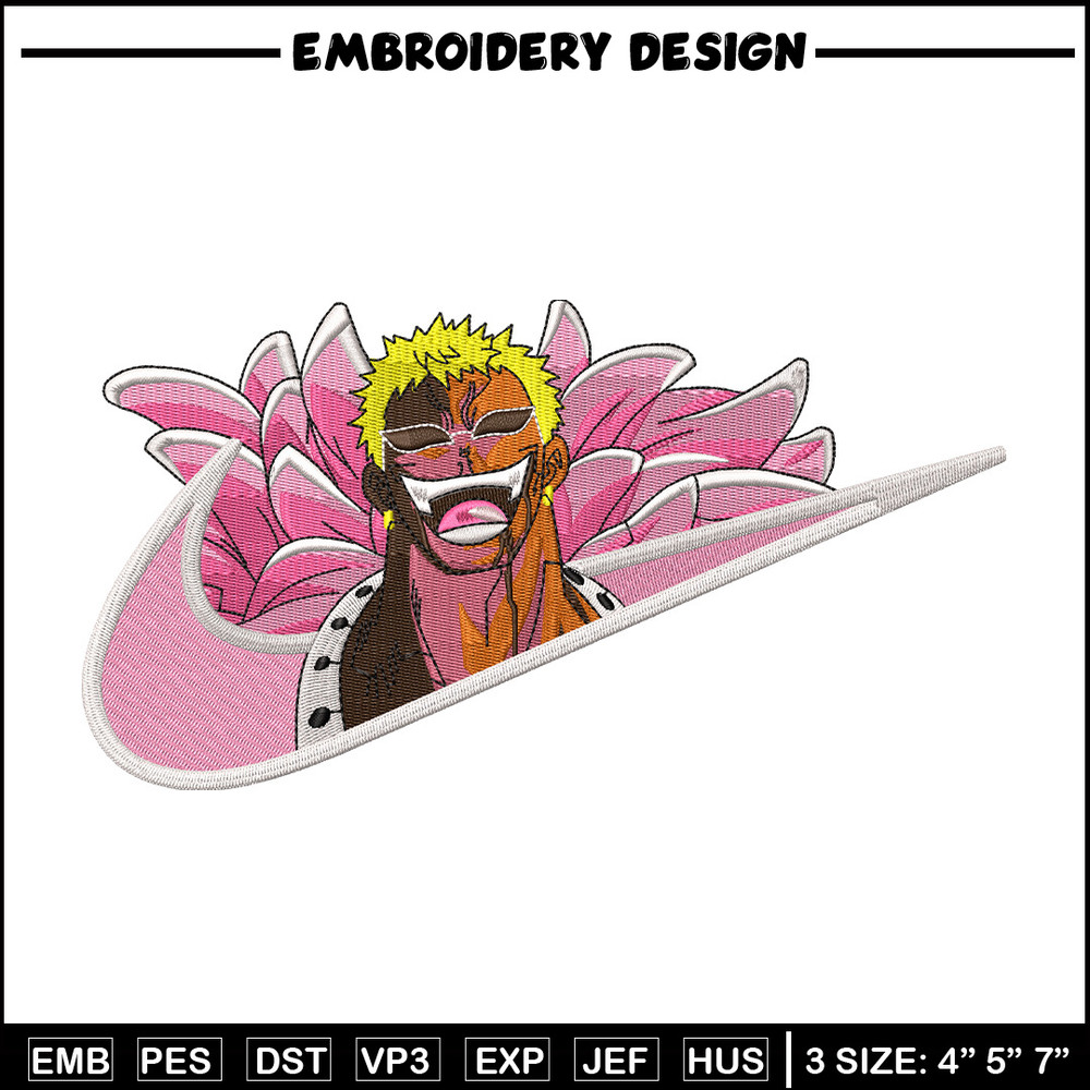 Doffy nike embroidery design, One piece embroidery, Nike design, Embroidery shirt, Embroidery file, Digital download.jpg